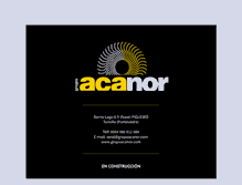 Tablet Screenshot of grupoacanor.com